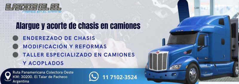 Alargue y acorte de chasis en camiones